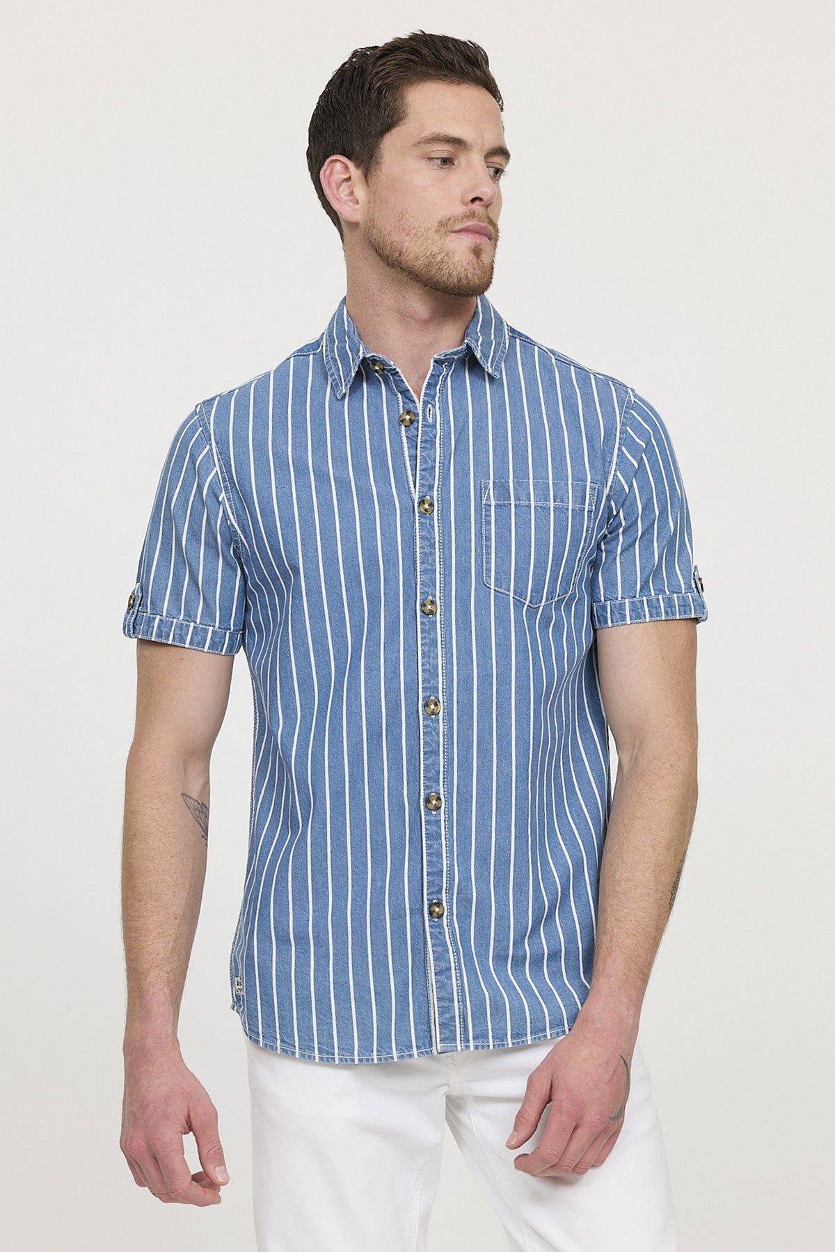Chemise DOULY Light Blue stripes