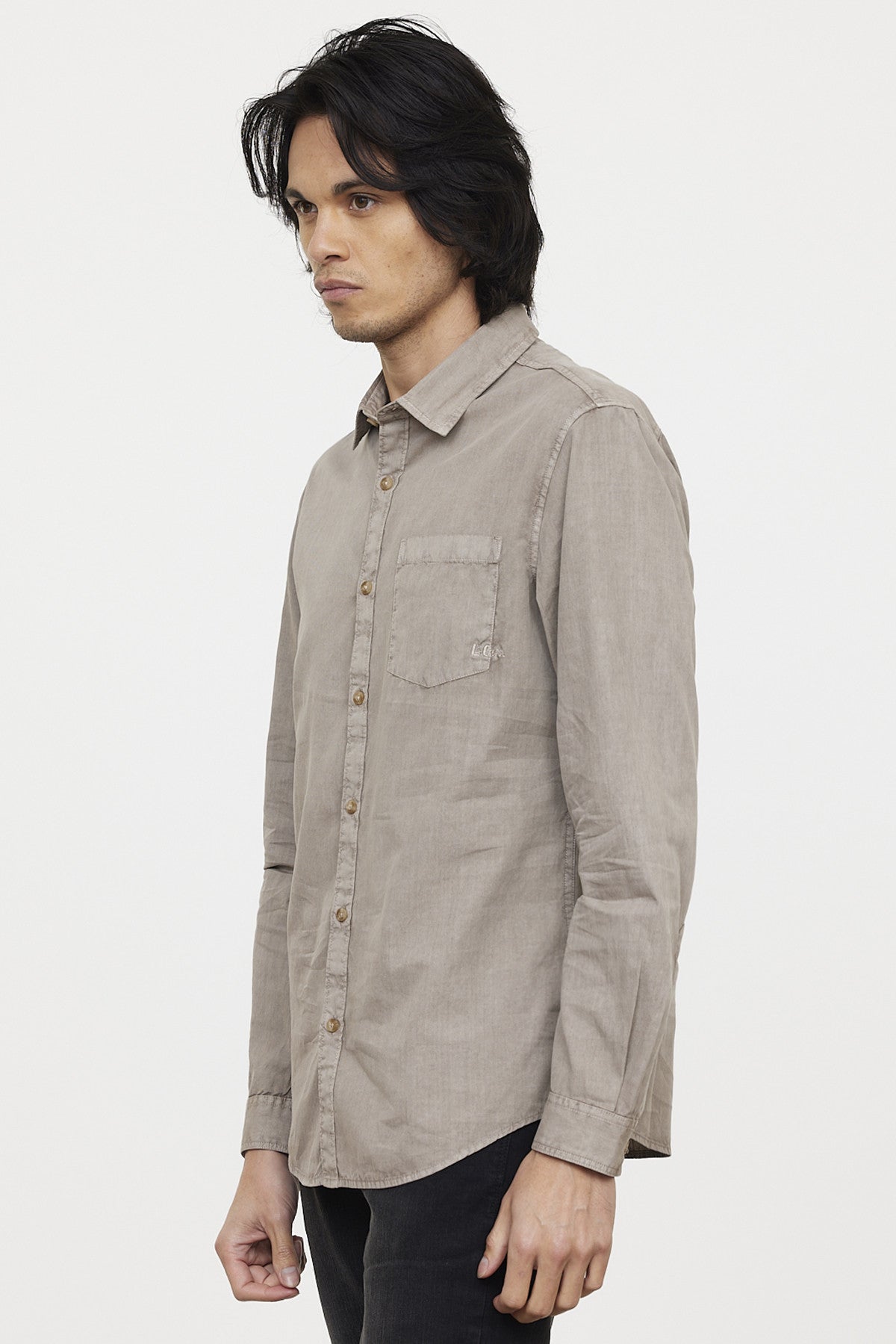 Chemise DYE Argile Beige