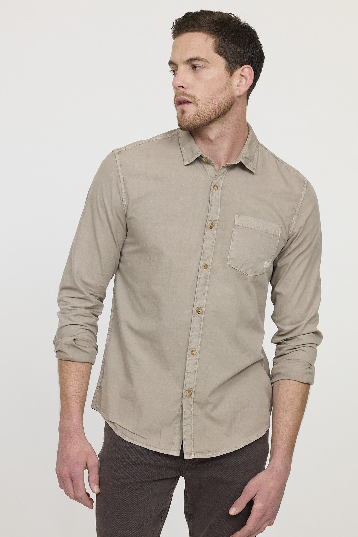 Chemise DYE Brown