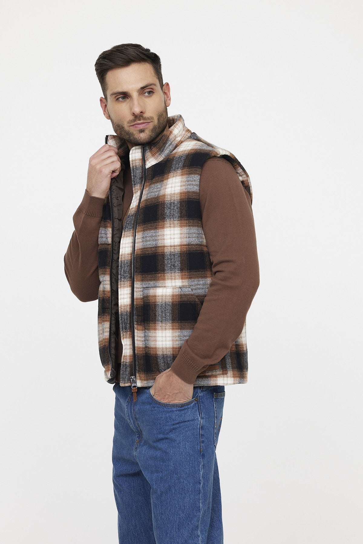 Gilet FUSCO Brown