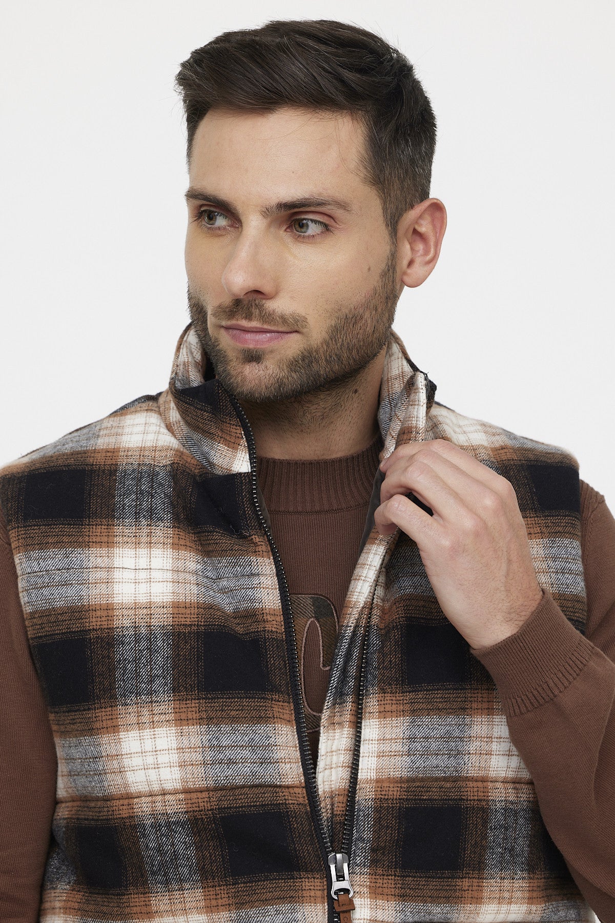 Gilet FUSCO Brown