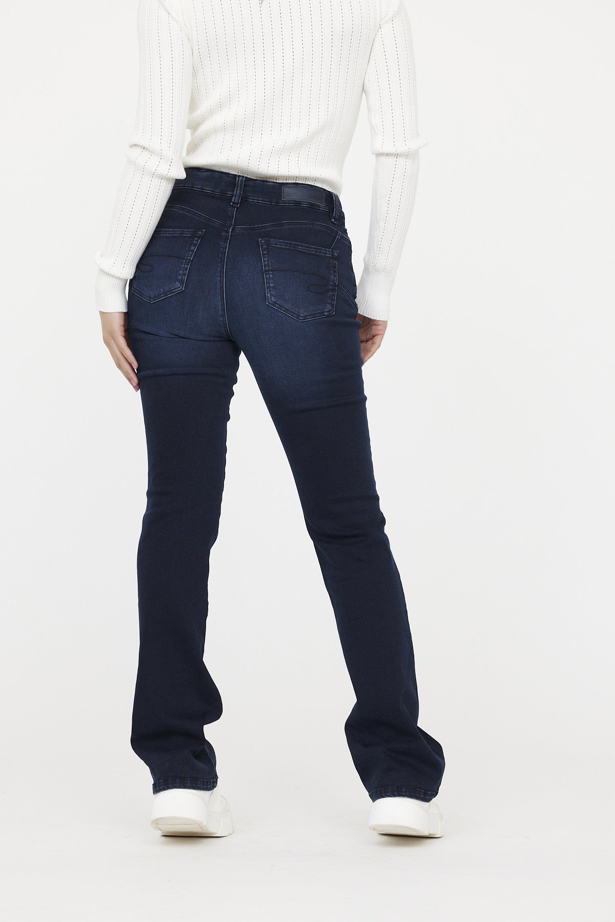 Jean JISENA Blue black light brushed