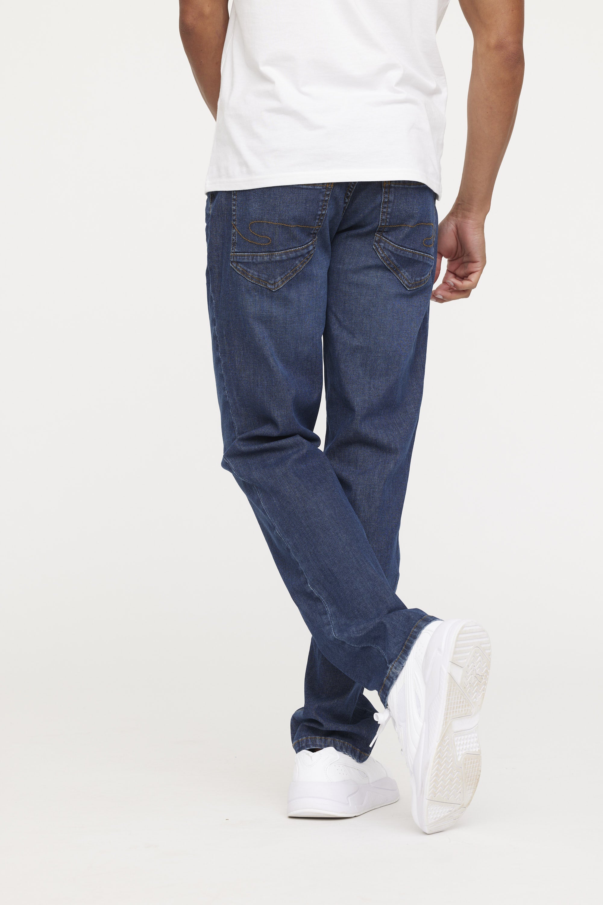 Jean LC122 Light Blue Piqué Brushed