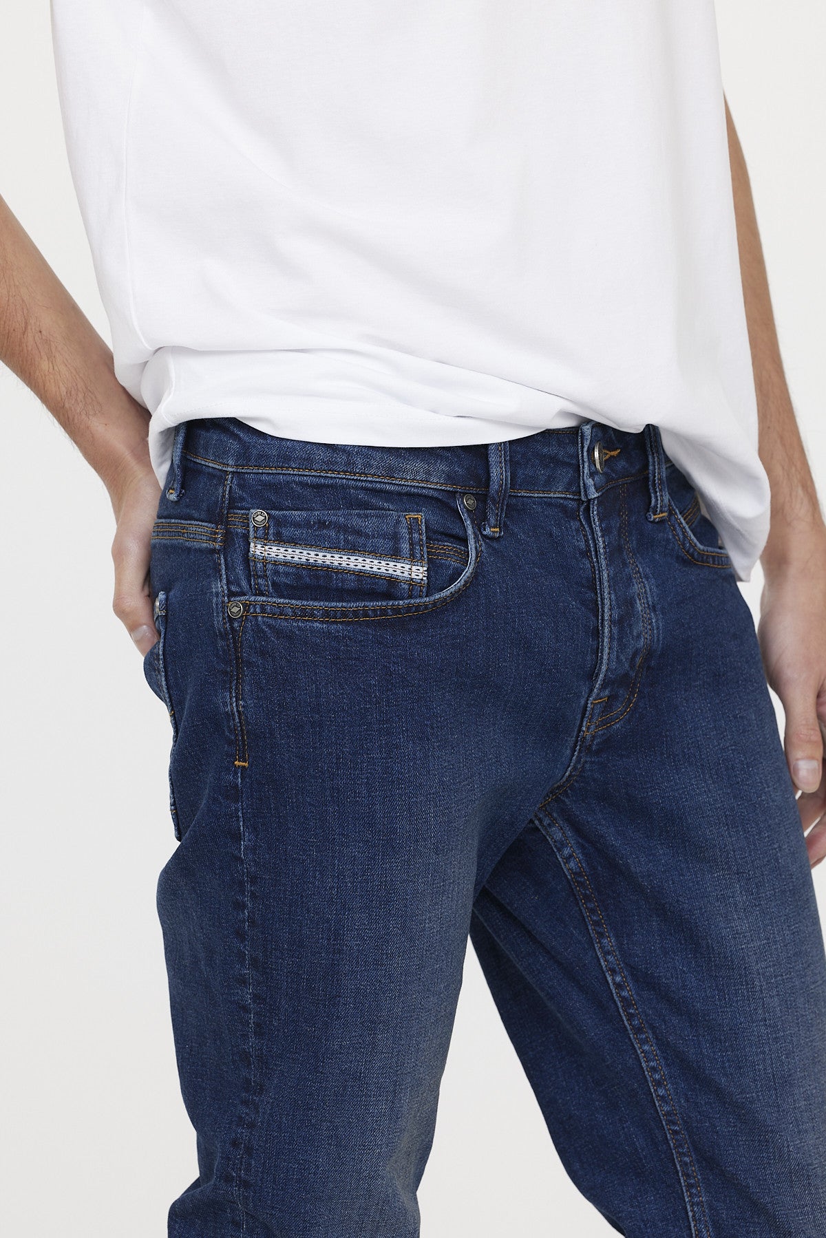 Jean LC122 Stone dirty brushed