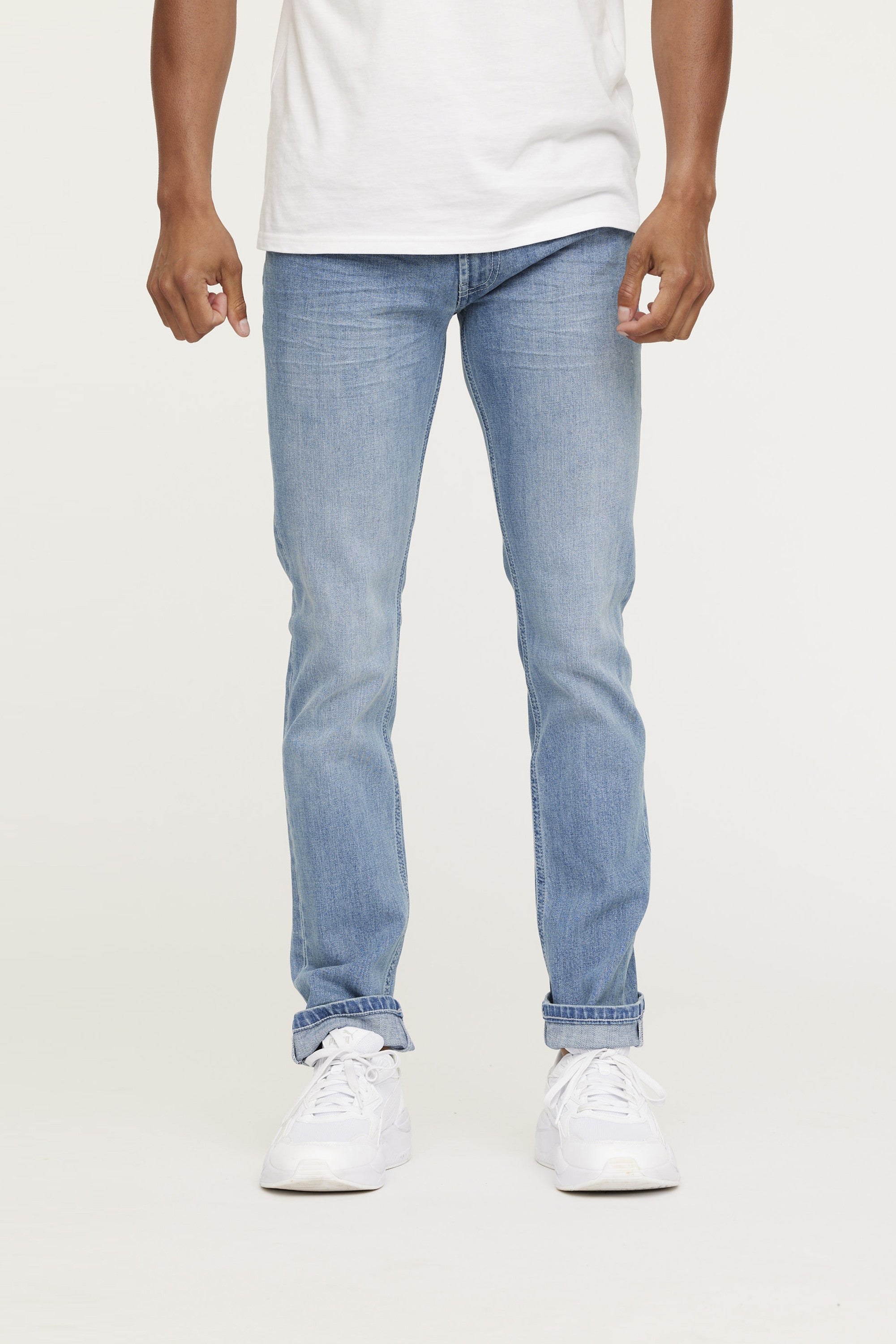 Jean LC128 Light Medium Blue Brushed