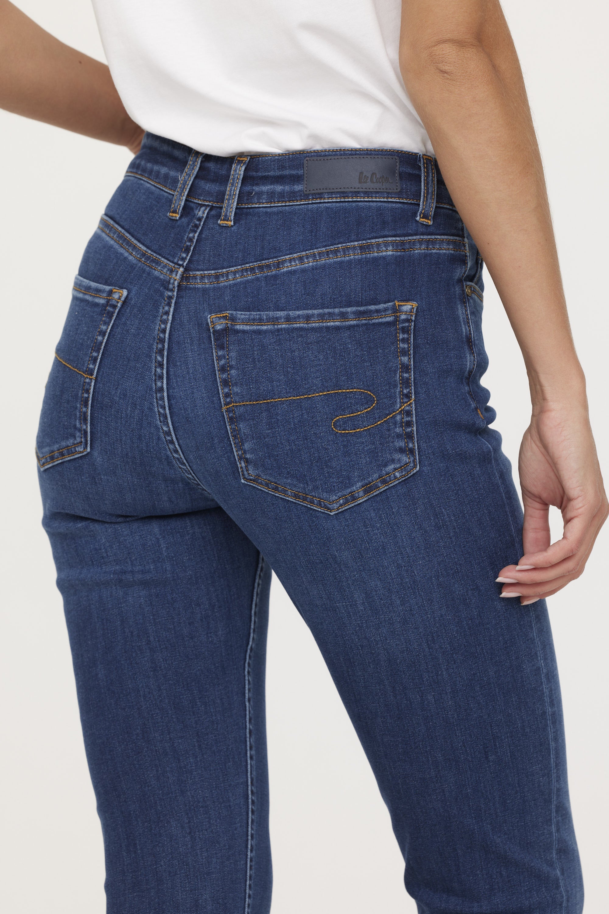 Jean LC135  Medium Blue Brushed