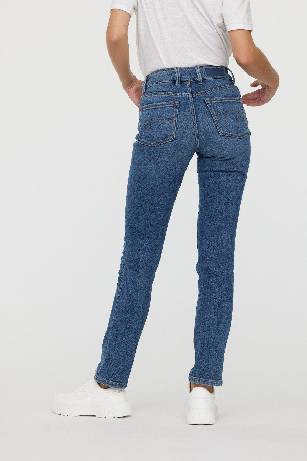 Jean LC161 Medium Blue Stoned