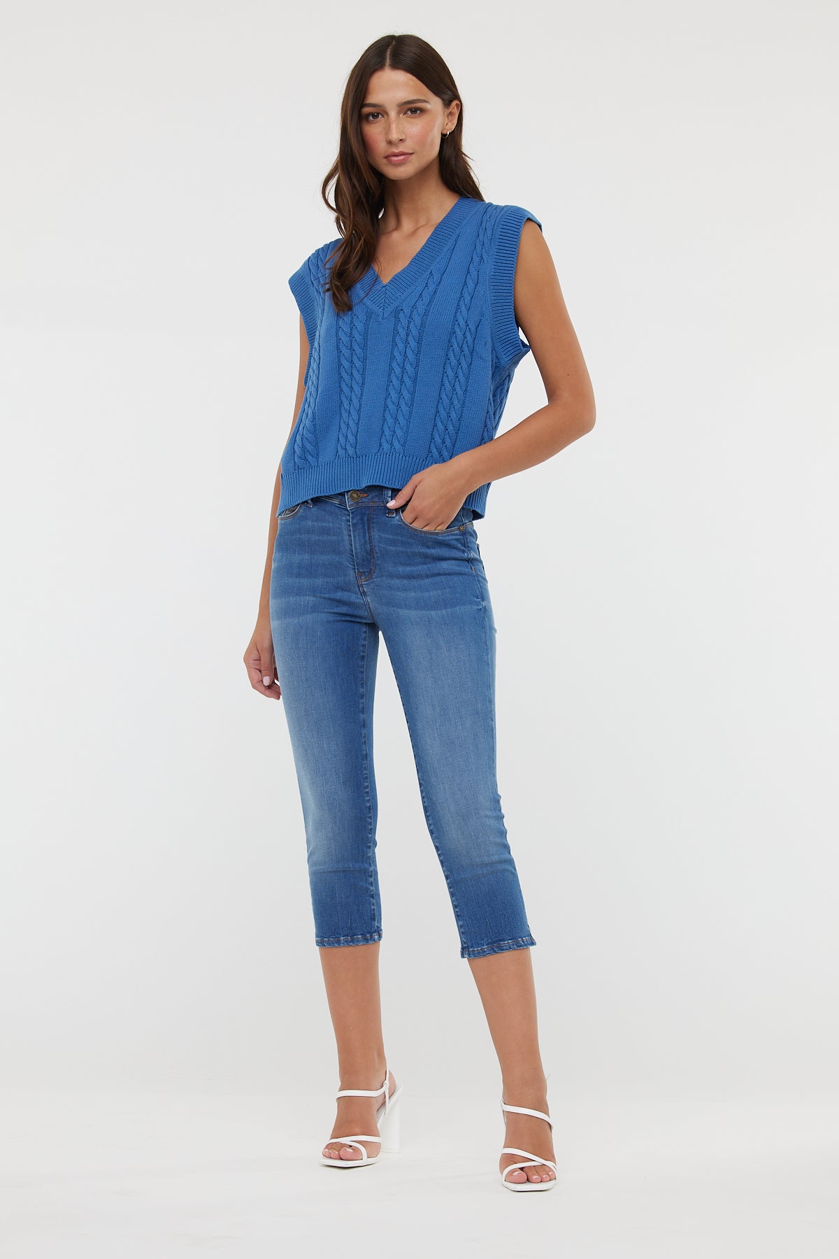 Jeans JALINA Medium bright blue