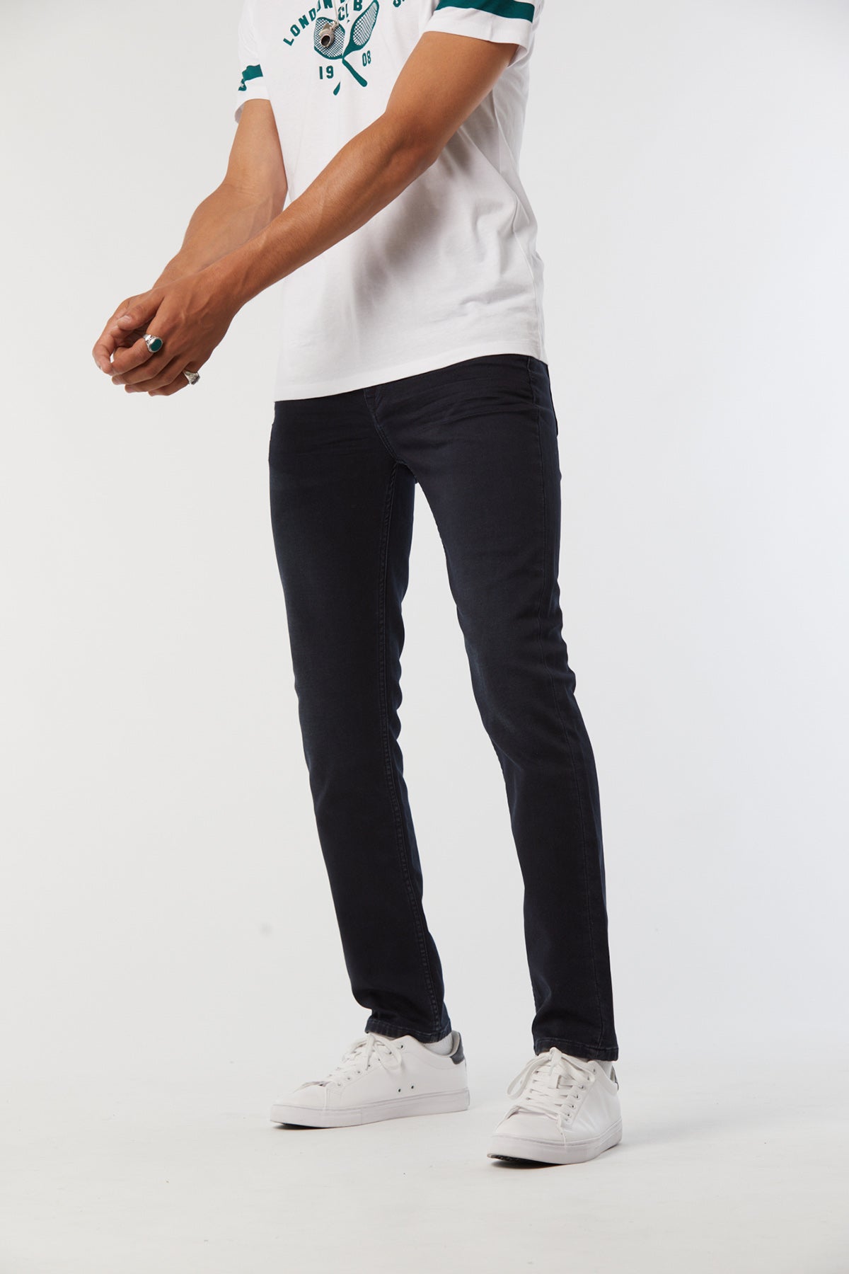 Jeans LC122 Dark blue brushed - L34