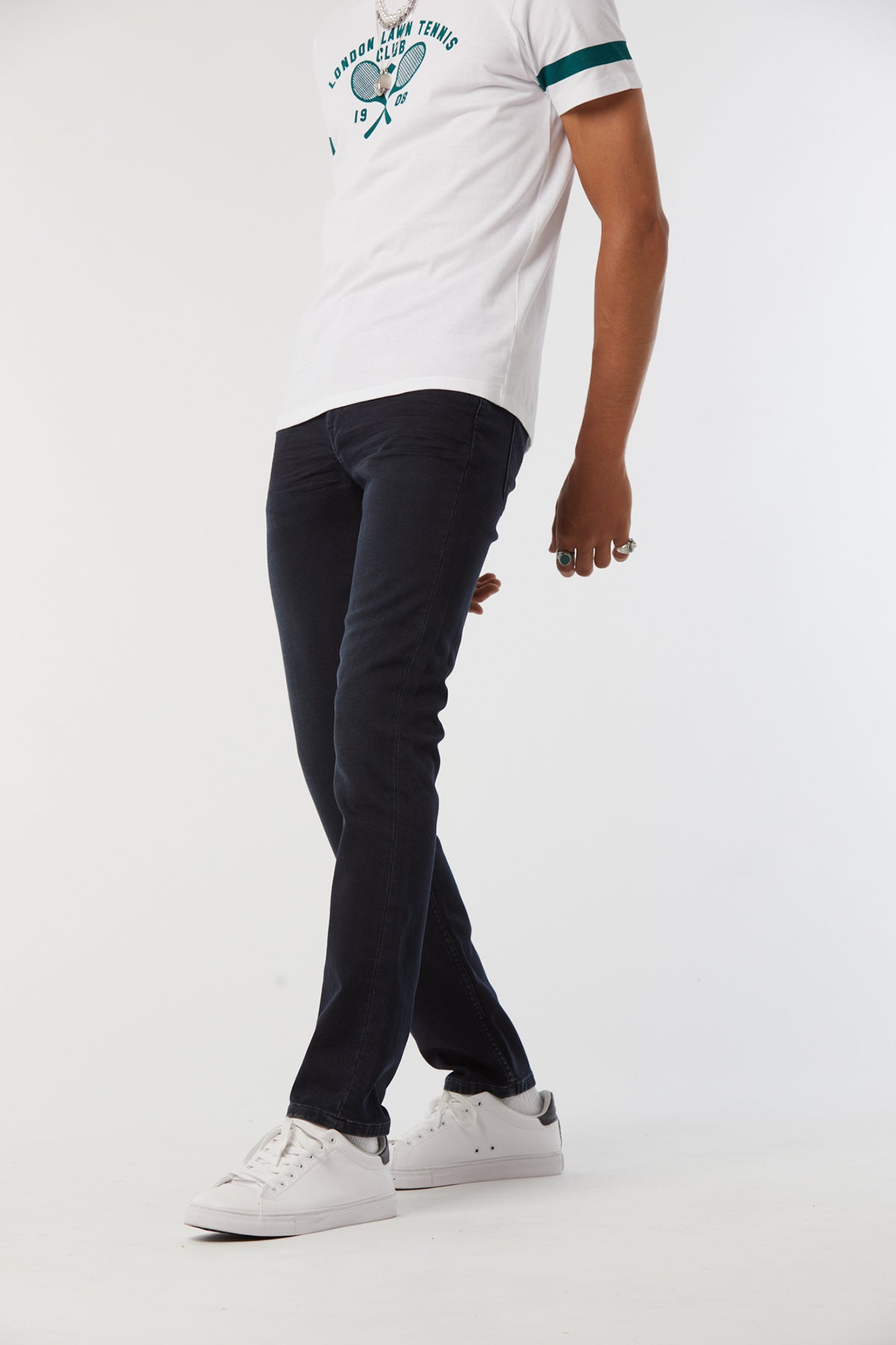 Jeans LC122 Dark blue brushed - L34