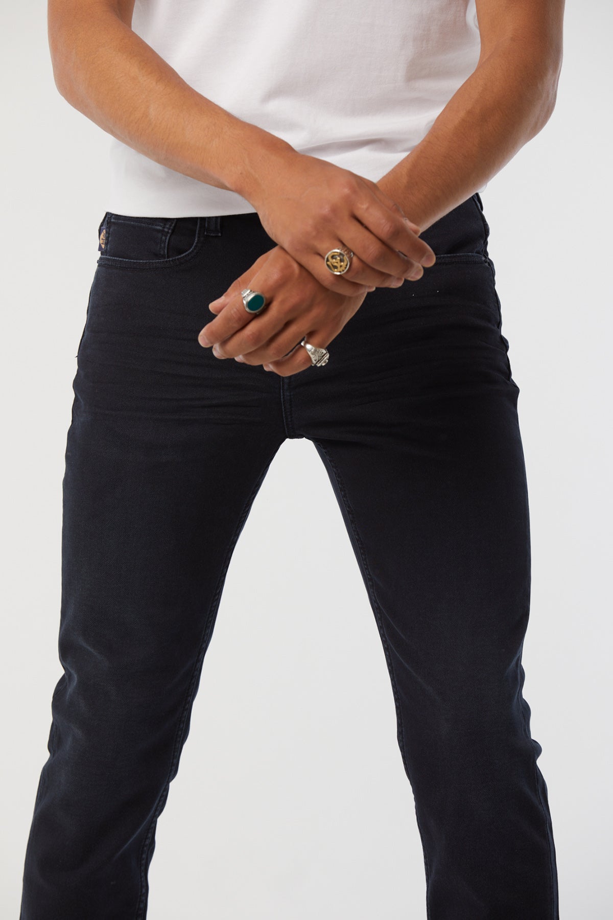 Jeans LC122 Dark blue brushed - L34