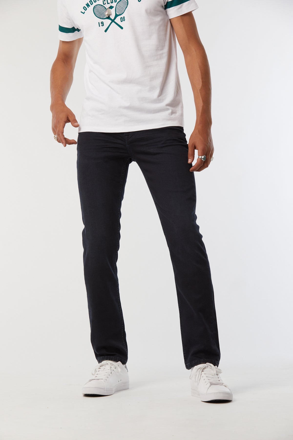 Jeans LC122 Dark blue brushed - L34