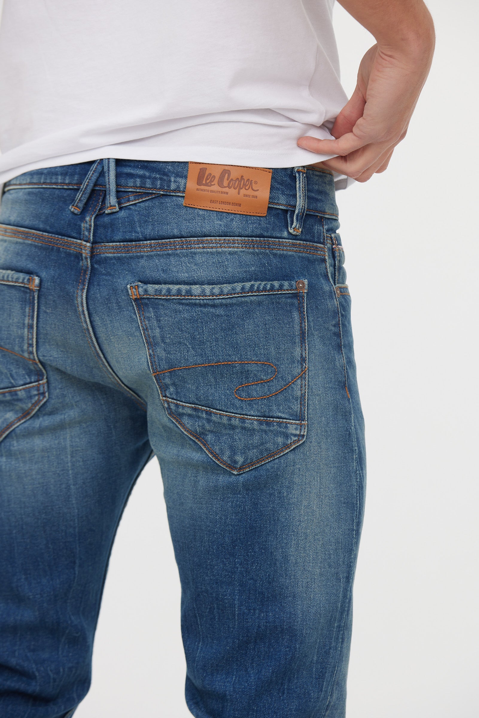 Jeans LC122 Medium Blue Brushed