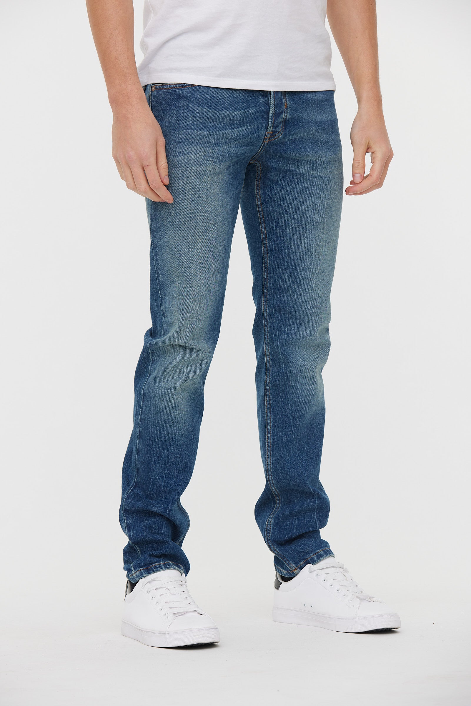 Jeans LC122 Medium Blue Brushed