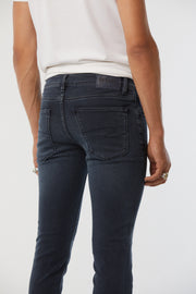 Jean Slim Stretch Lee Cooper LC128ZP Homme - Taille W34 L34, Bleu Stonewash, Occasion