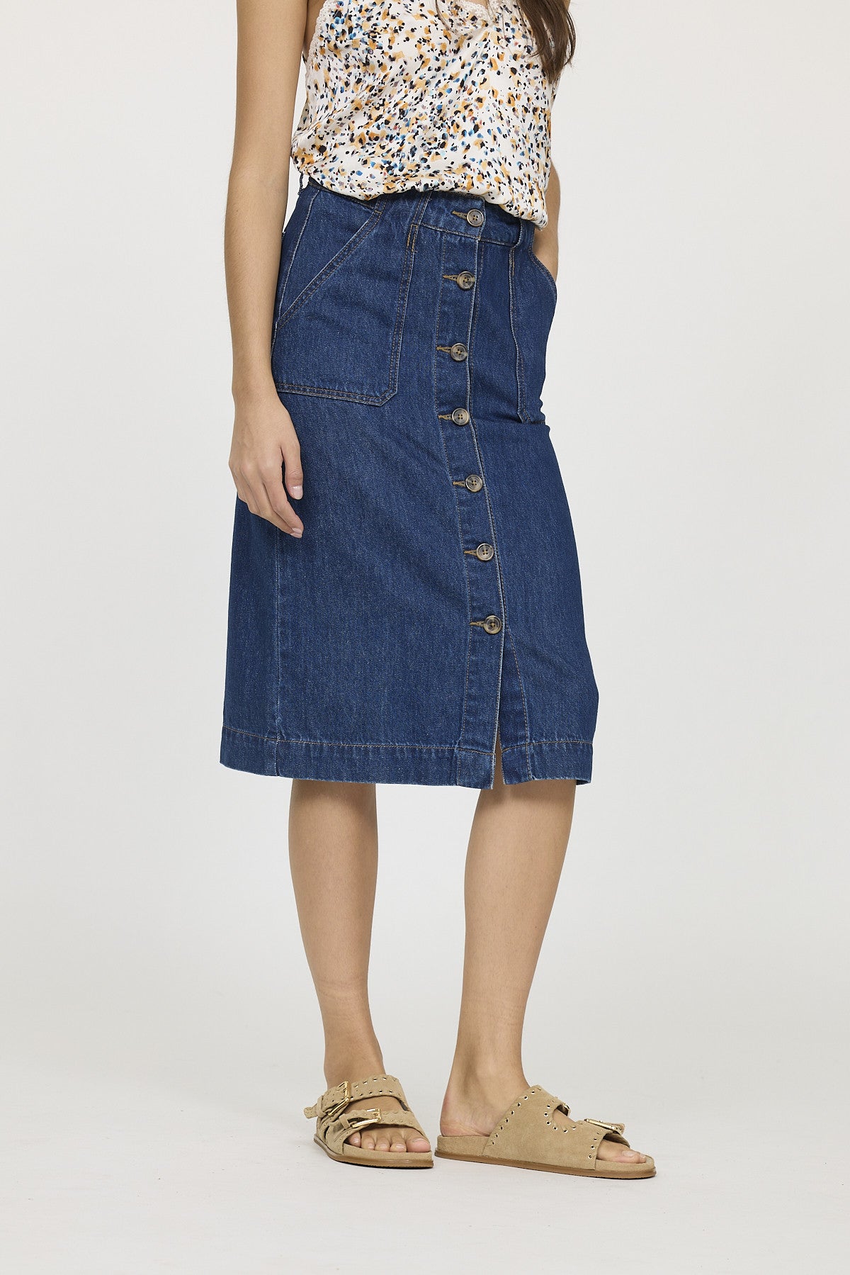 Jupe POEME Medium Blue