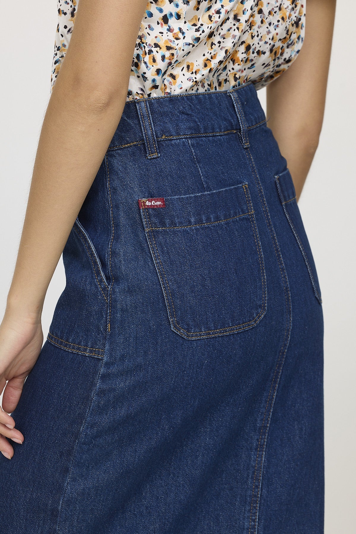 Jupe POEME Medium Blue