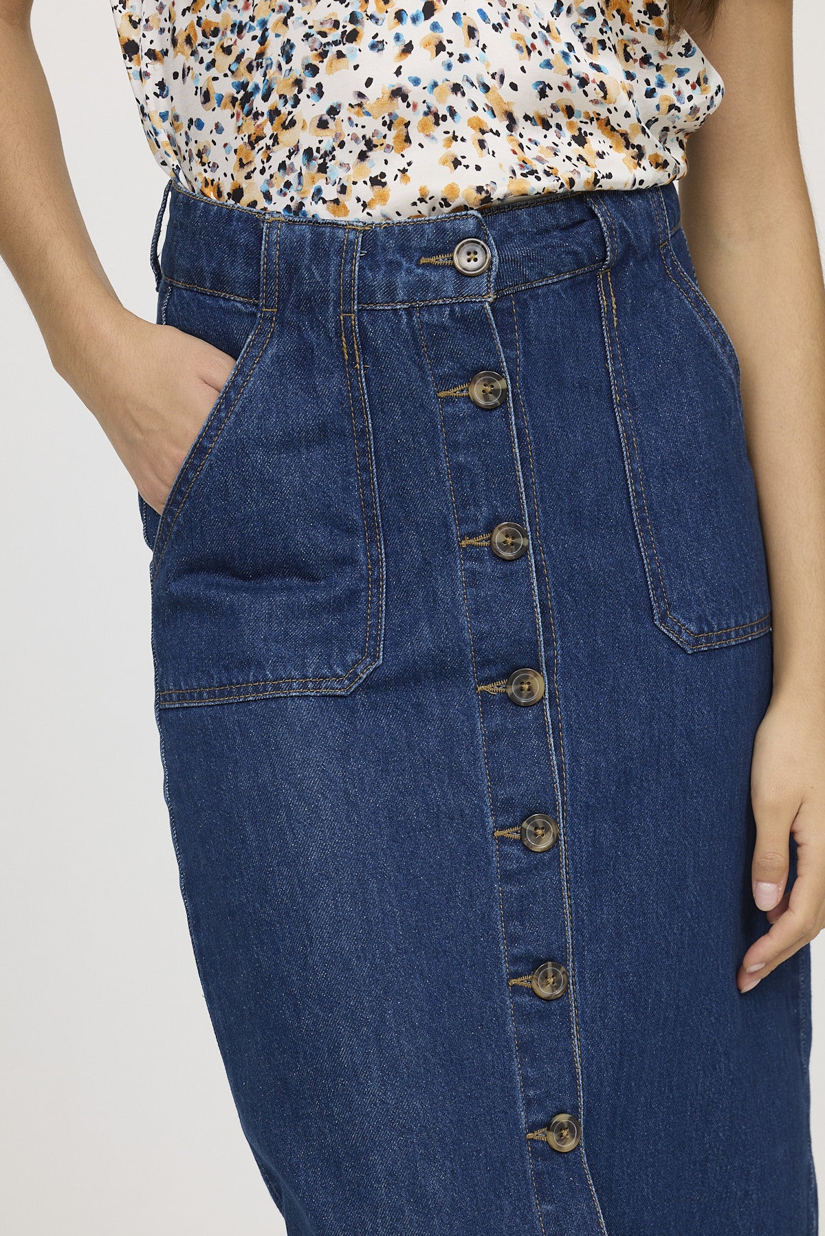 Jupe POEME Medium Blue