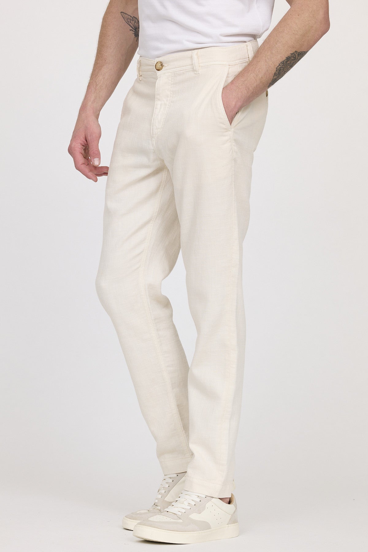 Pantalon GLANCE Écru