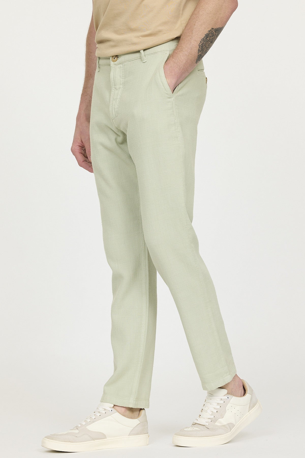 Pantalon GLANCE Green stoned