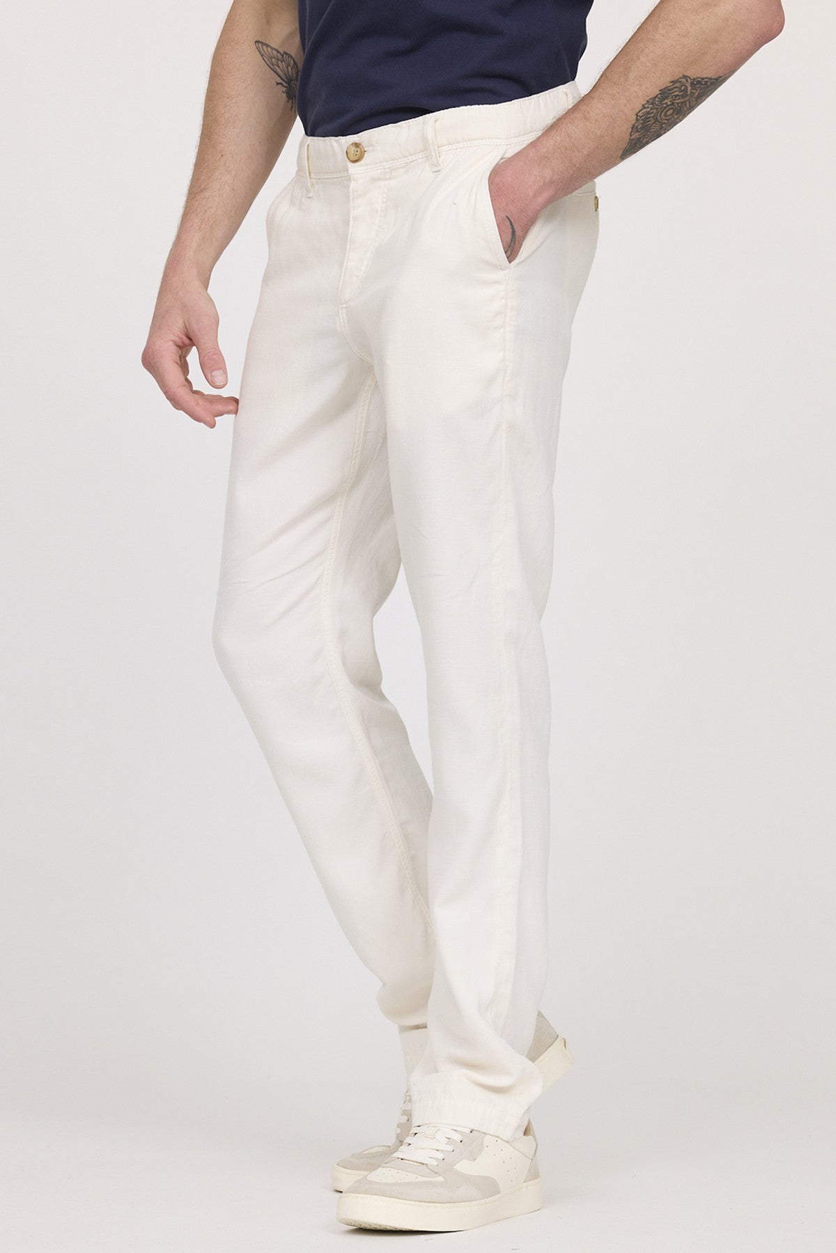 Pantalon GLANCE Ivoire