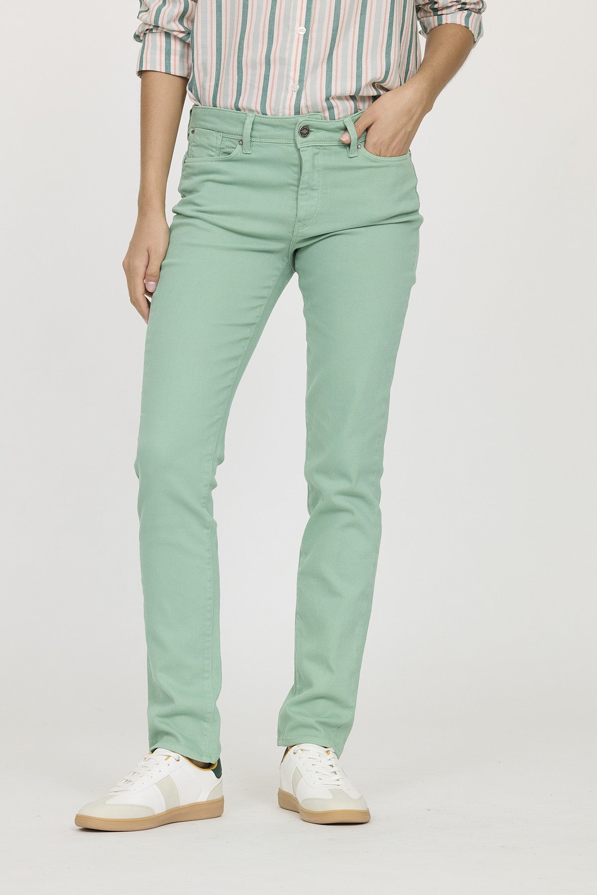 Pantalon JANA Vert océan