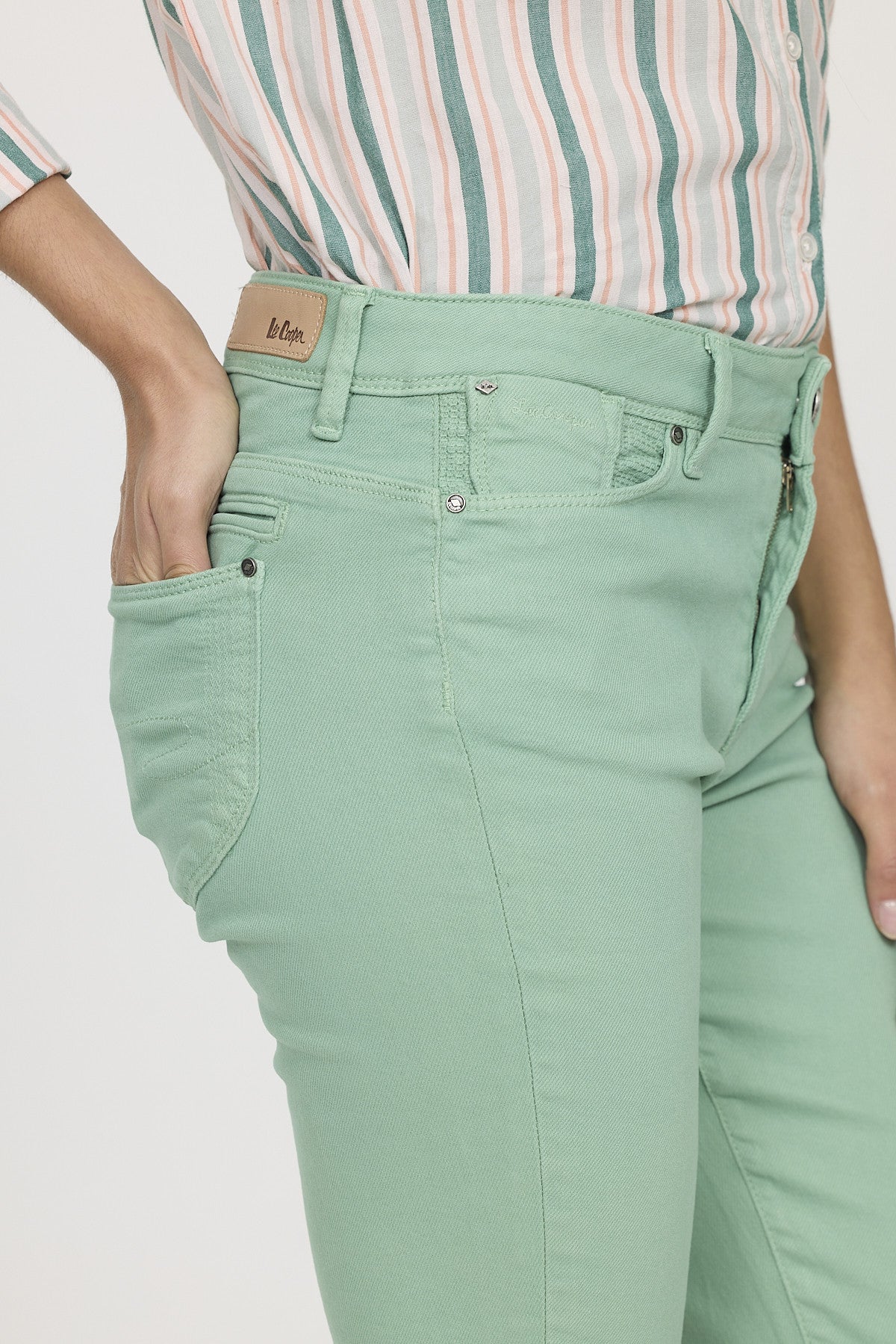 Pantalon JANA Vert océan