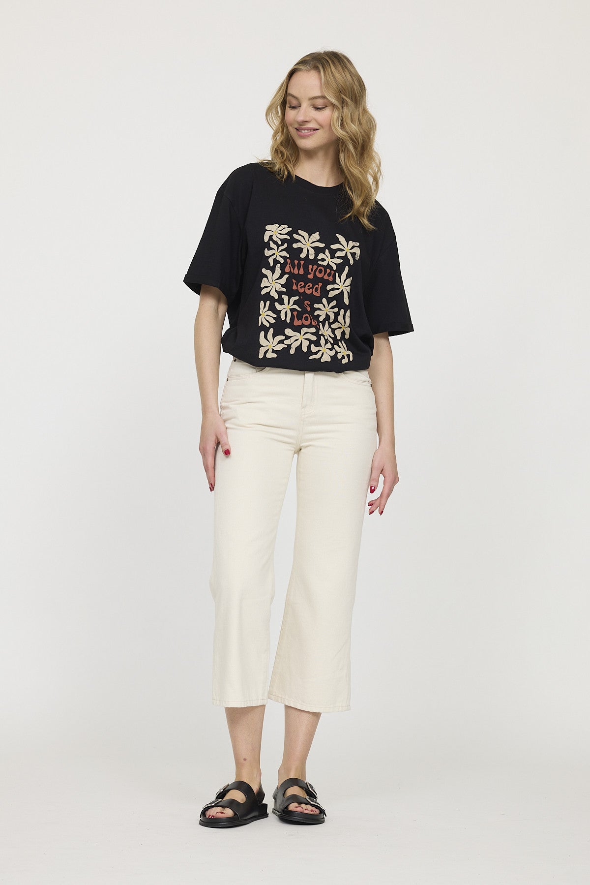 Pantalon JEMMA Écru