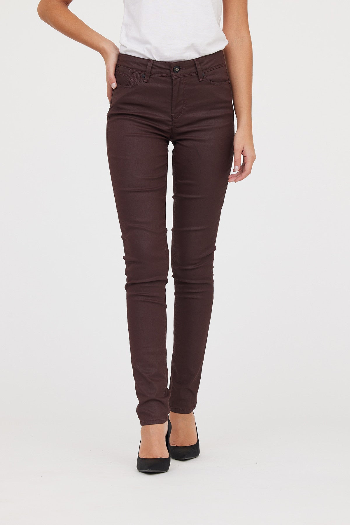 Pantalon Jana Bordeaux Coatted