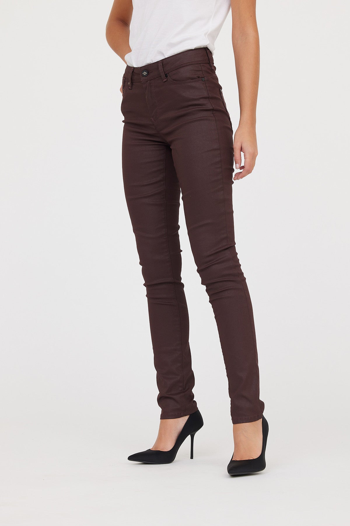 Pantalon Jana Bordeaux Coatted