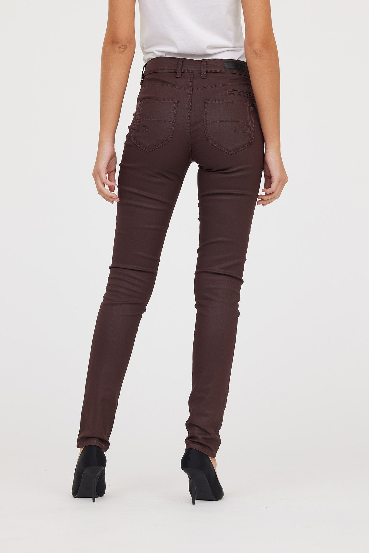 Pantalon Jana Bordeaux Coatted