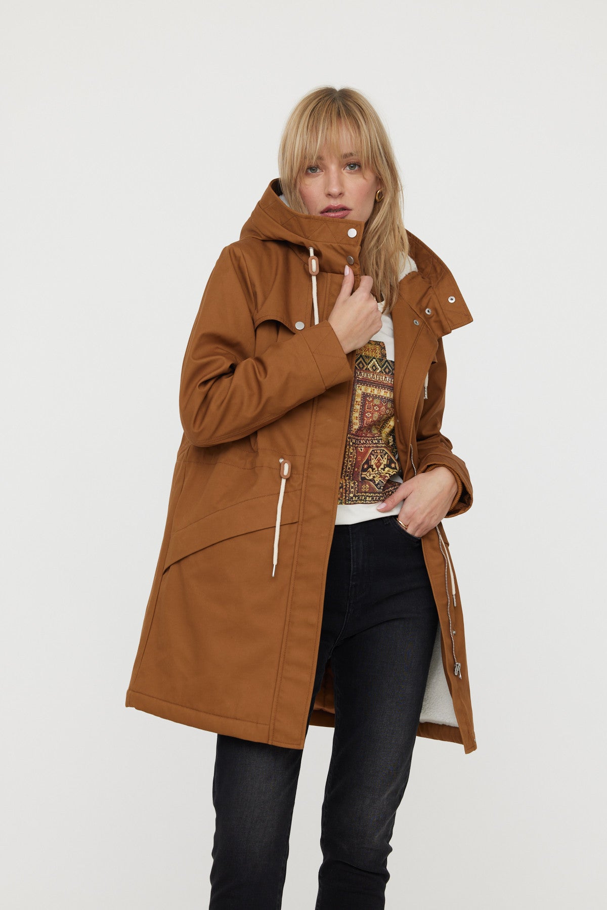 Parka Frica Camel