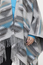 Poncho ULIVAO Turquoise
