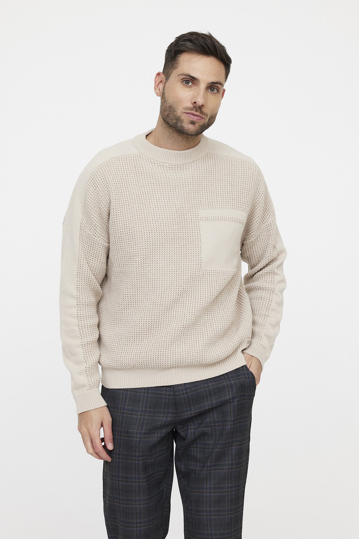 Pull CORALO Argile Beige