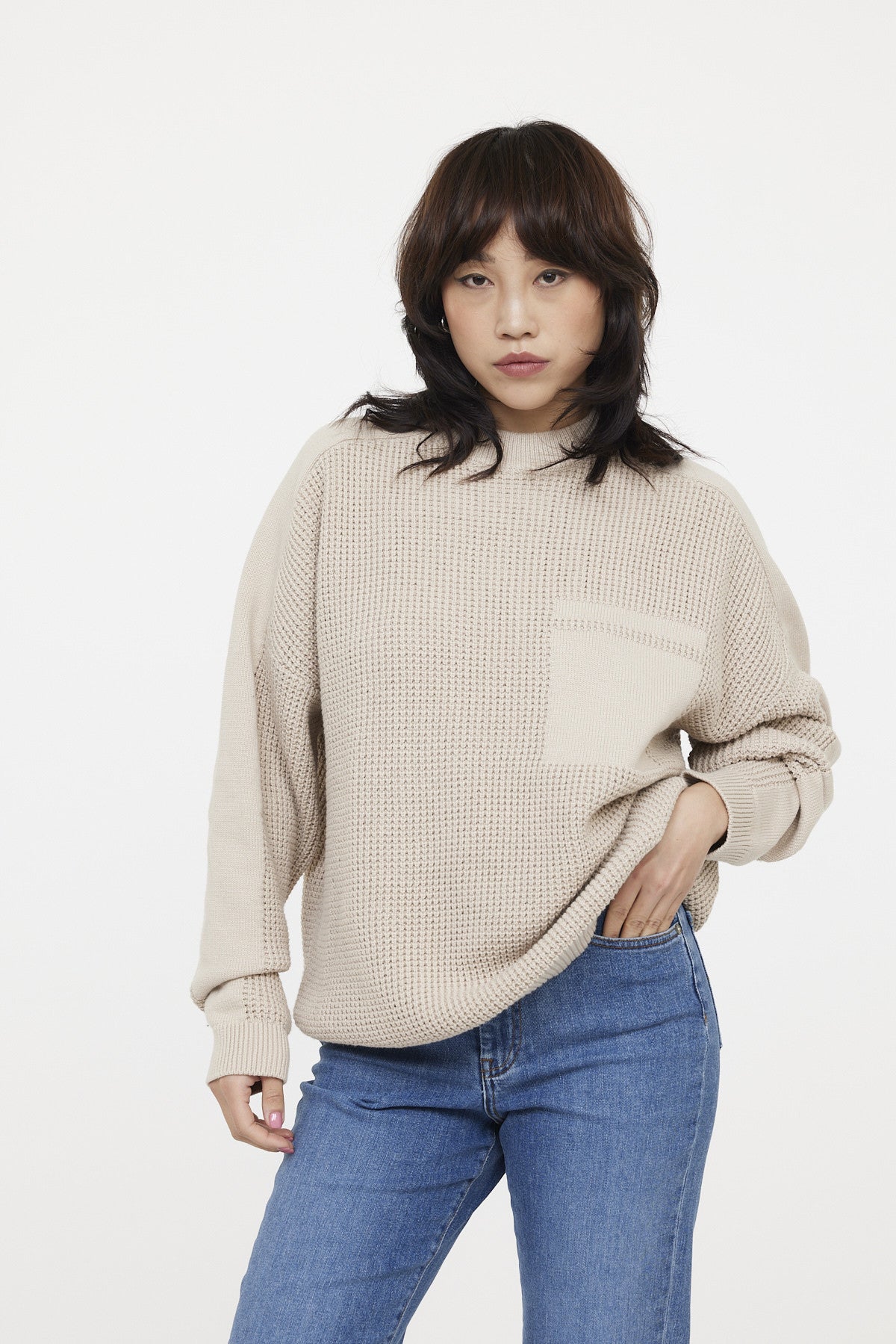 Pull CORALO Argile Beige