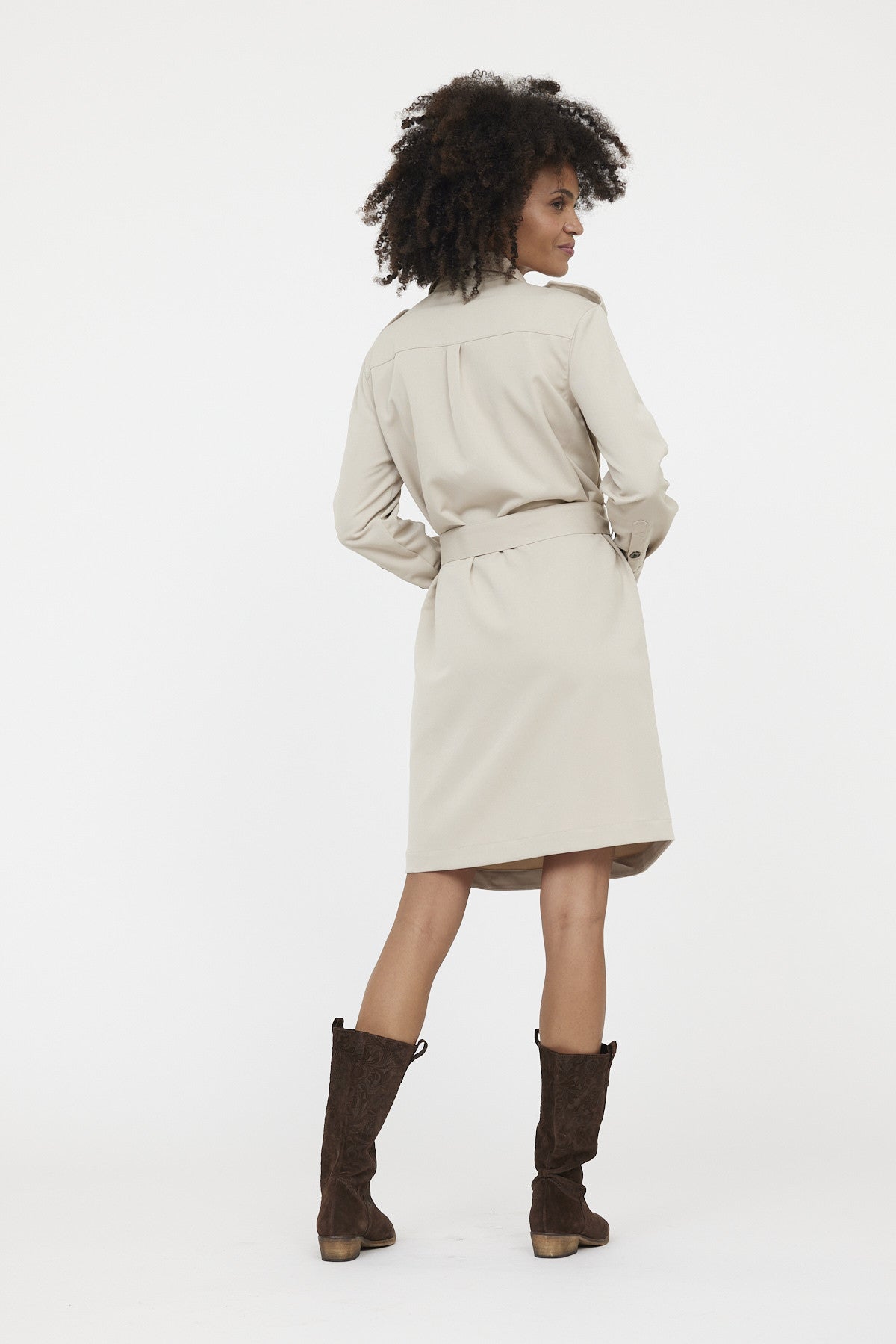 Robe LAMIKA Argile Beige