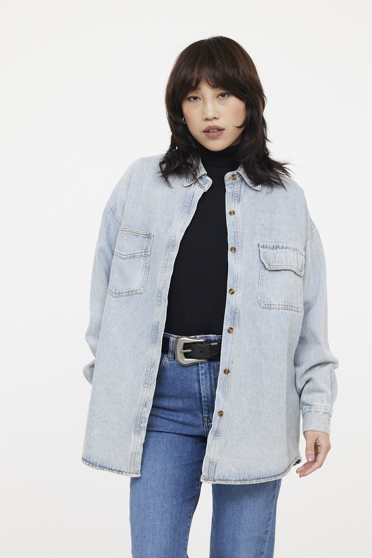 Surchemise DELPHINA Blue Bleached