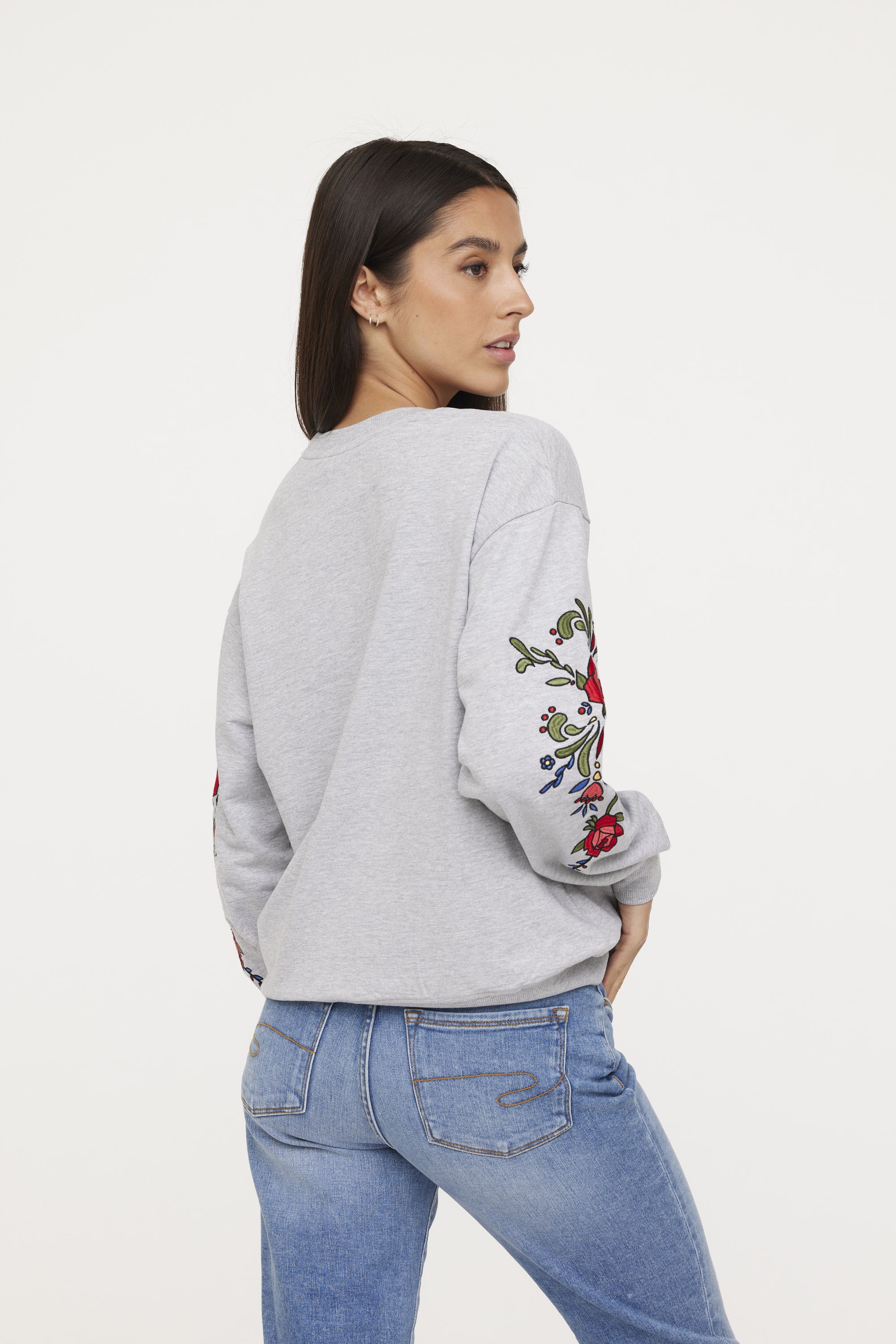 Sweatshirt ELIDA Gris chiné