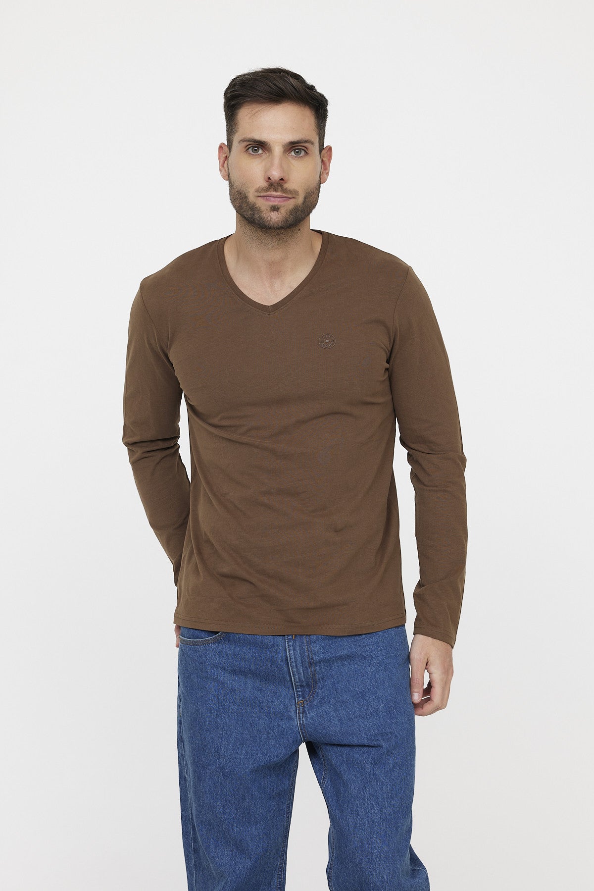 T-shirt AJESSY ML Brown