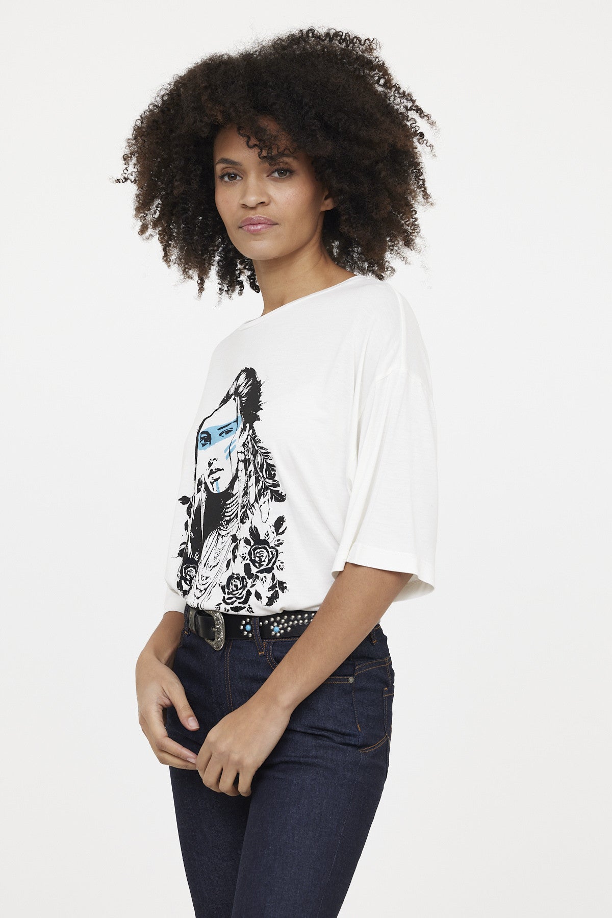 T-shirt AMERA Ivory