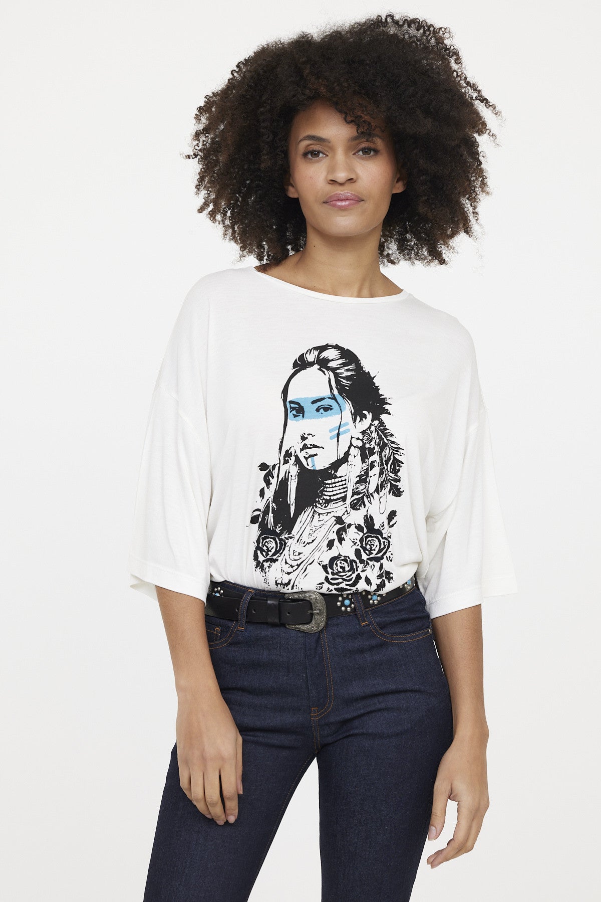 T-shirt AMERA Ivory