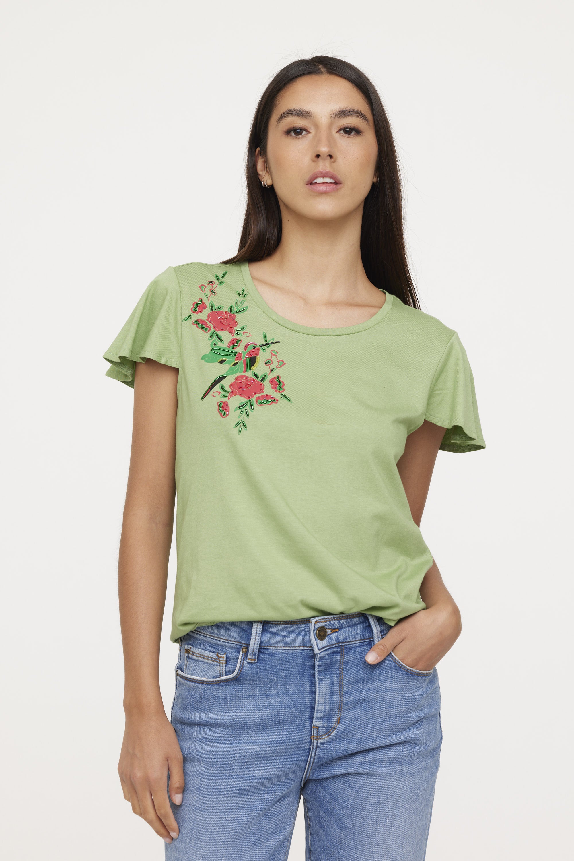 T-shirt ANARA Matcha