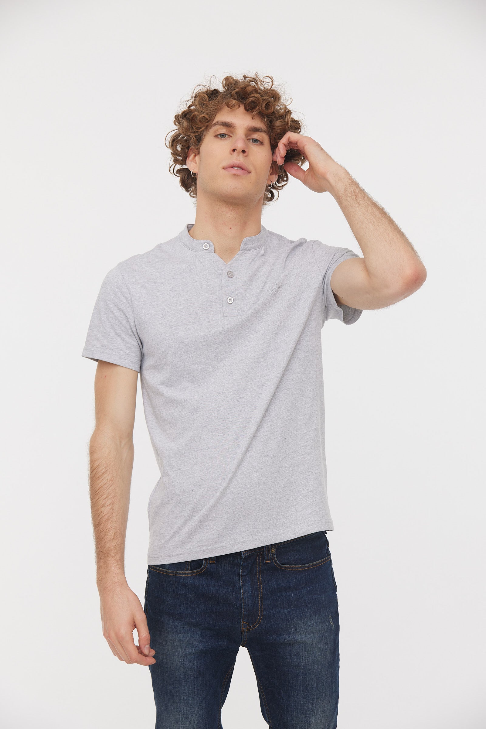 T-shirt Asilo Gris chine